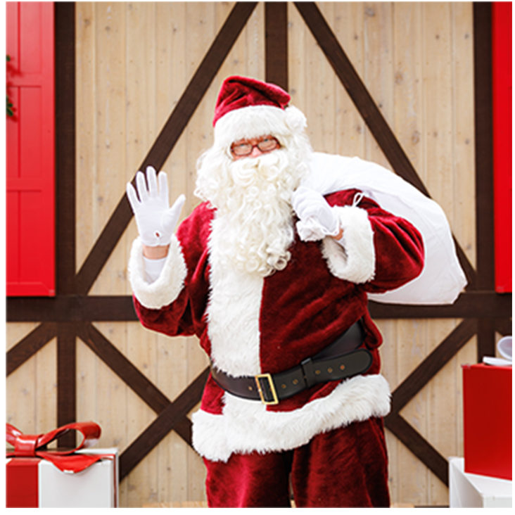 サンタさんとのグリーティング Meet Santa Claus